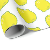 Niedliches Lemo Muster Geschenkpapier (Rolleneckpunkt)