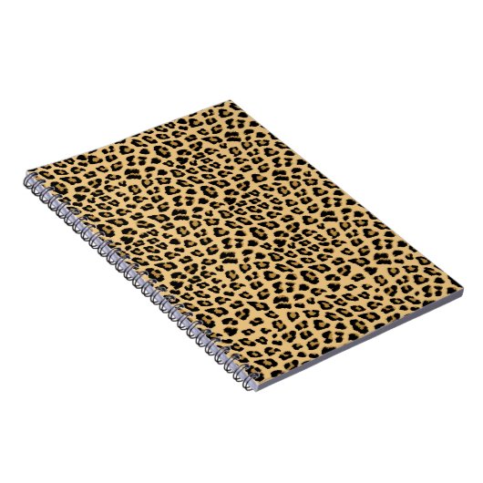 Niedliches Leopard-Druckmuster Notizblock (Rechte Seite)
