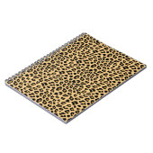 Niedliches Leopard-Druckmuster Notizblock (Linke Seite)