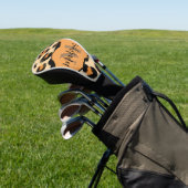 Niedliches Leopard-Monogramm Golf Headcover (In SItu)