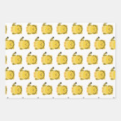 Niedliches Leopardenpapier im kawaii-Stil Geschenkpapier Set (Vorderseite 2)