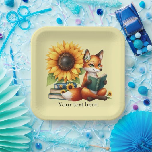 Niedliches Lesefeld oder Club-Party Pappteller (Party)