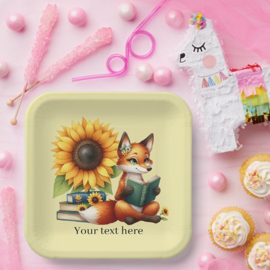 Niedliches Lesefeld oder Club-Party Pappteller (Party)