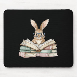 Niedliches Lesen von Bunny Gles Books Bookworter R Mousepad