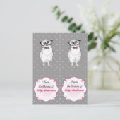 Niedliches Lesezeichen aus der Bibliothek Postkarte (Stehend Vorderseite)