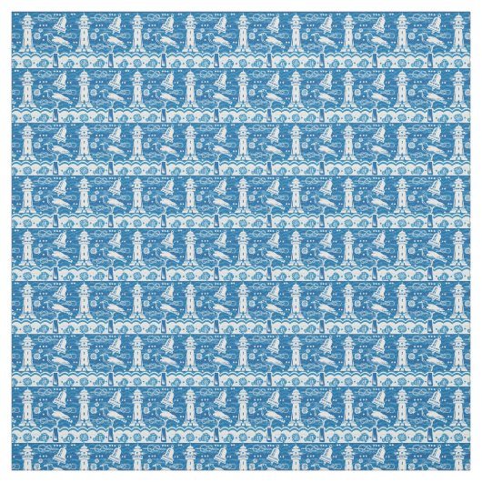 Niedliches Leuchtturm Stoff (Muster)