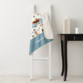 Niedliches Leuchtturm und Muster für das Kid-Boot Sherpadecke (Beispiel)