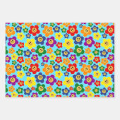 Niedliches LGBT-Regenbogen-Blume Geschenkpapier Set (Vorderseite 3)