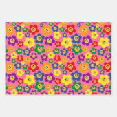 Niedliches LGBT-Regenbogen-Blume Geschenkpapier Set (Vorderseite 2)