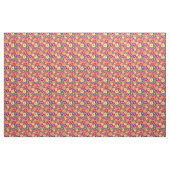 Niedliches LGBT-Regenbogen-Blume-Muster - rosa Stoff (Yard (91,4 cm))