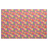 Niedliches LGBT-Regenbogen-Blume-Muster - rosa Stoff (Fat Quarter (45,7 x 55,9 cm))