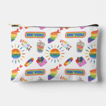 Niedliches LGBTQ+-Pride-Zubehör Makeup-Bag