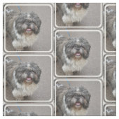 Niedliches Lhasa Apso Stoff (Muster)