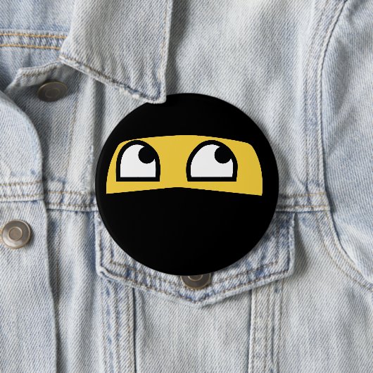 Niedliches Lil Ninja Emoji Button (Beispiel)