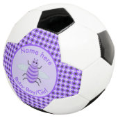 Niedliches Lila Baby-Bee-Geschlecht offenbart neut Fußball (Dreiviertel)