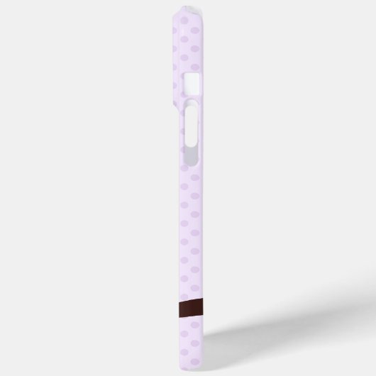 Niedliches Lila Ei Case-Mate iPhone Hülle (Rückseite / Links)