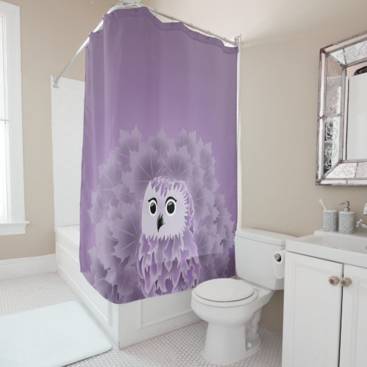Niedliches Lila Ei Duschvorhang (Beispiel)