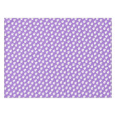 Niedliches Lila Ghost-Muster - Halloween-Design Tischdecke (Vorderseite (Horizontal))