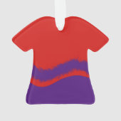 Niedliches Lila Kleid Ornament (Rückseite)