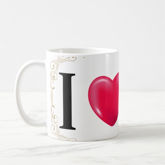 niedliches lila Lama Kaffeetasse (Links)