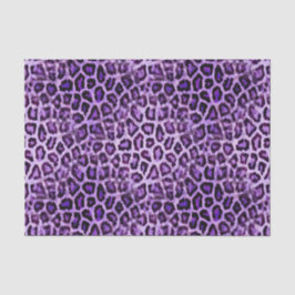 Niedliches Lila Leopard Animal Print Girl Party Seidenpapier