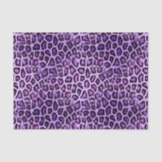 Niedliches Lila Leopard Animal Print Girl Party Seidenpapier