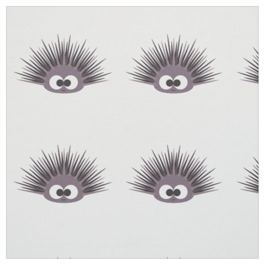 Niedliches Lila Meer Urchin Stoff (Muster)