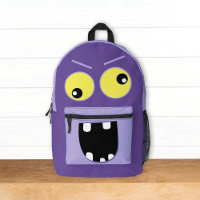 Niedliches Lila Monster mit Namen Kinder