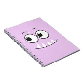 Niedliches Lila Monster-Notebook für Kinder Notizblock (Rechte Seite)