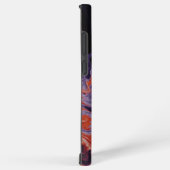 Niedliches Lila Muster Samsung Case kompatibel Samsung Galaxy Hülle (Rechte Seite)