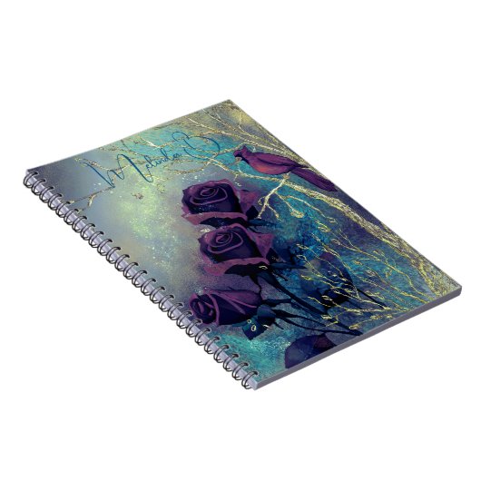 Niedliches Lila Notebook Notizblock (Rechte Seite)