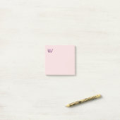Niedliches Lila Schmetterlingsdesign Postit-Notize Post-it Klebezettel (Auf Schreibtisch)