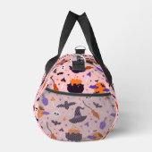 Niedliches Lila und rosa Halloween-Muster Duffle Bag (Rechts)