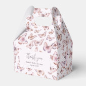 Niedliches Lila und rosa Schmetterlingshygiene Kin Geschenkschachtel (Vorderseite)