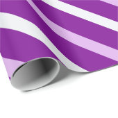 Niedliches Lila Weißmuster Geschenkpapier (Rolleneckpunkt)
