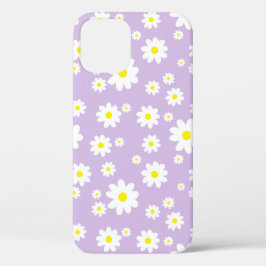 Niedliches Lilac Lila Daisy Blume Muster Frühjahr Case-Mate iPhone Hülle
