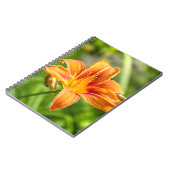 Niedliches Lily Blume Foto Notizblock (Linke Seite)