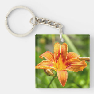 Niedliches Lily Blume Foto Schlüsselanhänger