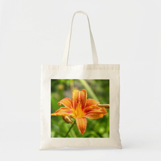 Niedliches Lily Blume Foto Tragetasche (Vorne)