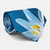 Niedliches Lily Pattern Krawatte (Gerollt)