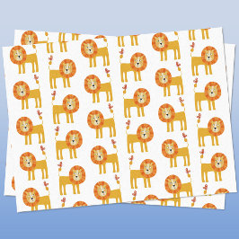 Niedliches Lion Tissue Paper Seidenpapier