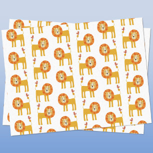Niedliches Lion Tissue Paper Seidenpapier