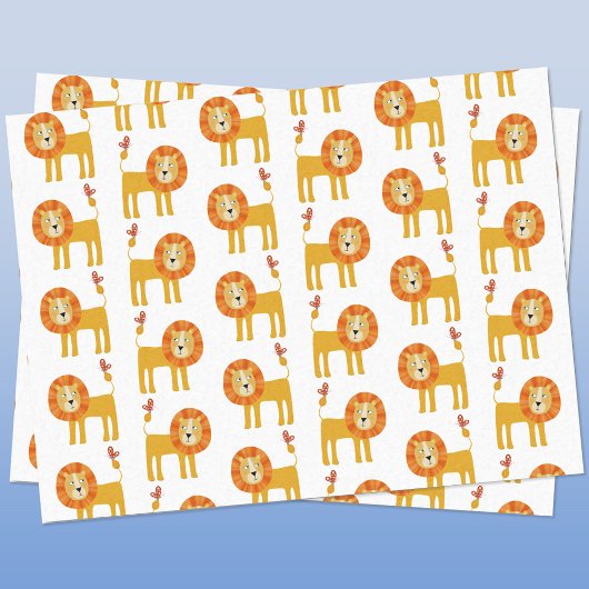 Niedliches Lion Tissue Paper Seidenpapier