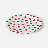 Niedliches Little Ladybug Kindergeburtstag Party Pappteller (Schrägansicht)