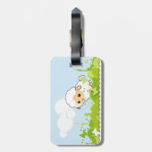 Niedliches Little Lamm Gepäckanhänger (Rückseite vertikal)