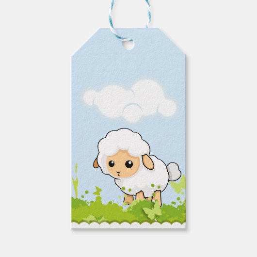 Niedliches Little Lamm Geschenkanhänger (Vorderseite)
