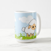 Niedliches Little Lamm Kaffeetasse (VorderseiteRechts)