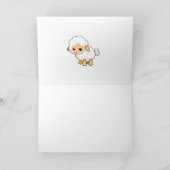 Niedliches Little Lamm Karte (Innenseite)