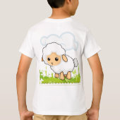 Niedliches Little Lamm T-Shirt (Rückseite)