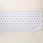 Niedliches Little Water Melon Muster Strandtuch (Vorderseite)